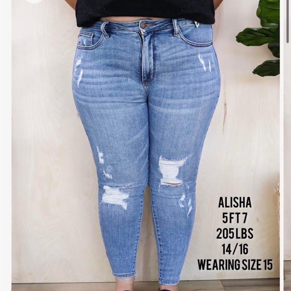 Judy Blue High-waisted tummy control jeans NWT 18W